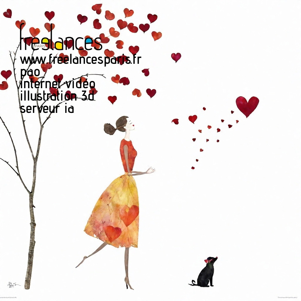 Pao mise en page internet vidéo illustration 3d serveur IA générative AI freelance paris studio de création magazines yrl6oio0